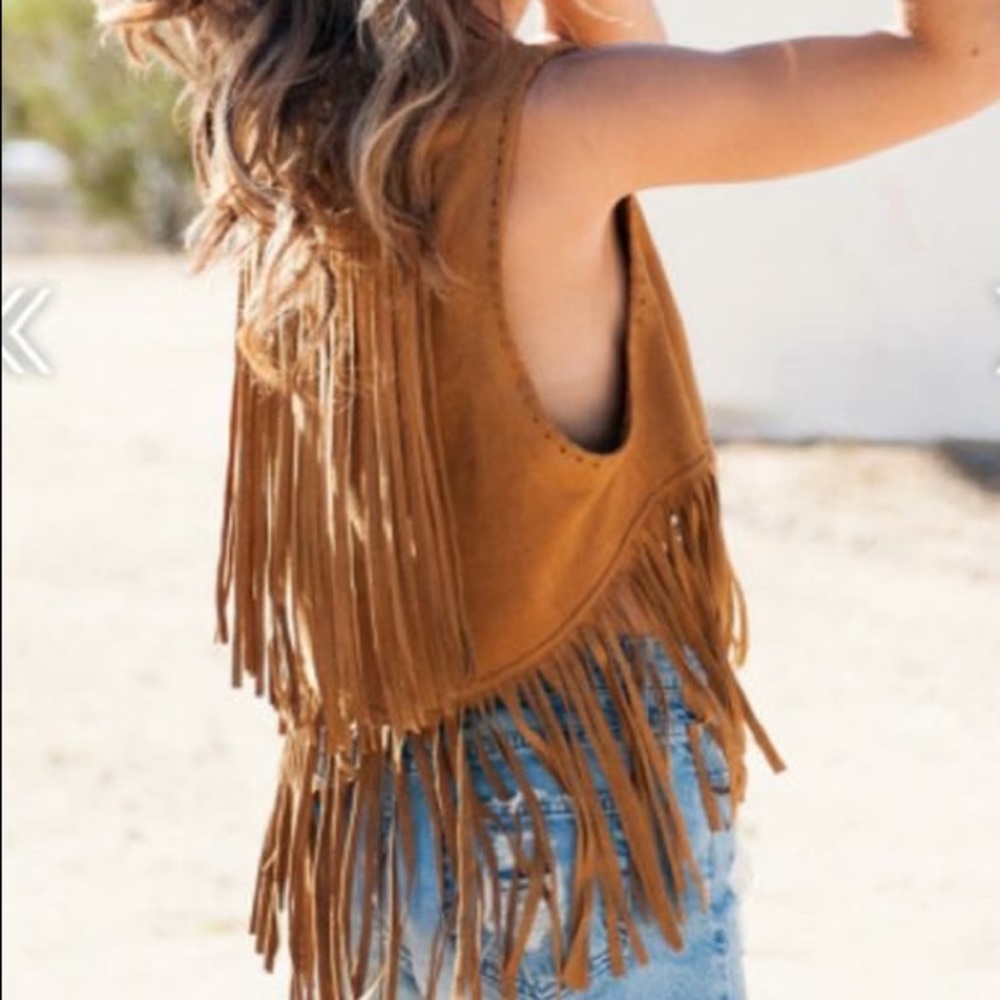 Foxy Brown Wonder Fringe Night Out Top